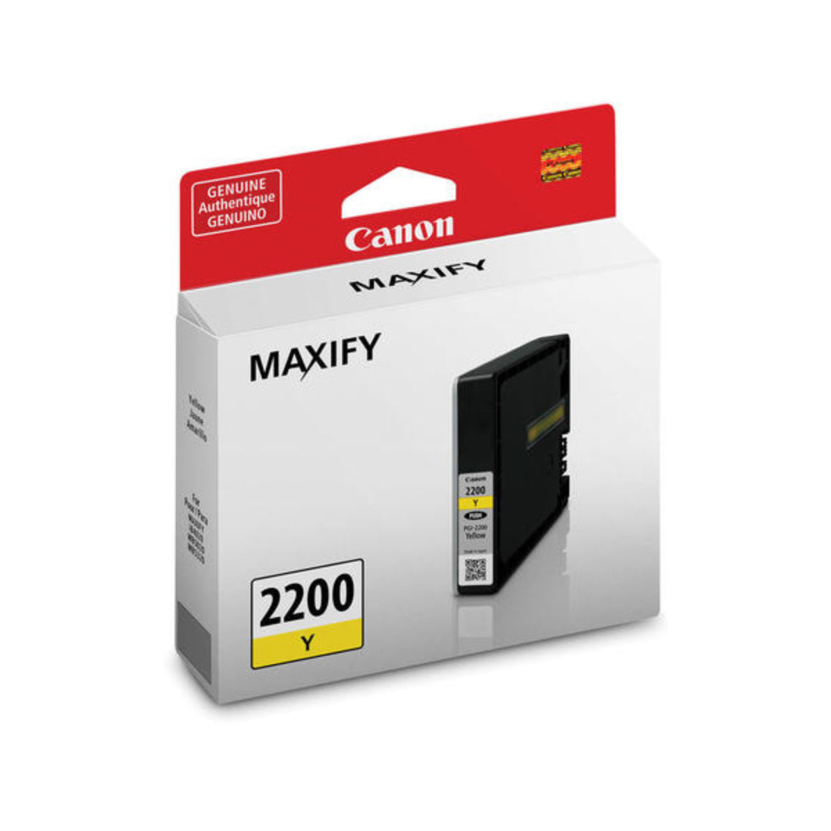 CANON PGI-2200 (9306B001) Yellow Original Inkjet Cartridge - Cartouches Certifiées