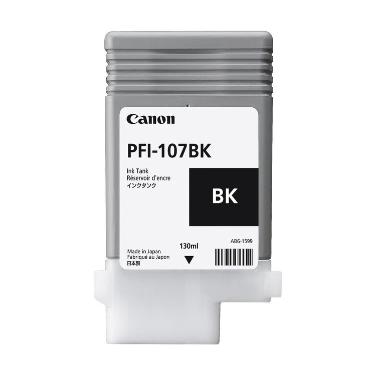 CANON PFI-107 130ml (6705B001) Black Original Inkjet Cartridge - Cartouches Certifiées