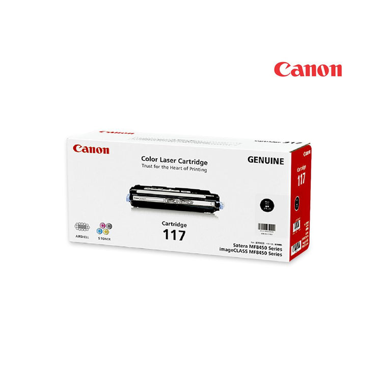 CANON 117 (2578B001AA) Black Original Toner Cartridge - Cartouches Certifiées