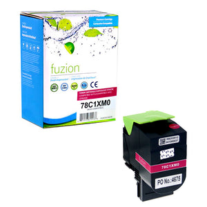 Compatible LEXMARK 78C1XM0 Magenta Toner Cartridge Premium Quality - Cartouches Certifiées