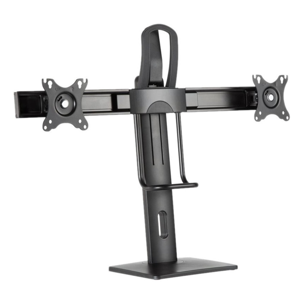 IntekView Freestanding Double Monitor Stand easy adjustment